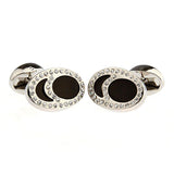 Crystal Zircon Cufflinks