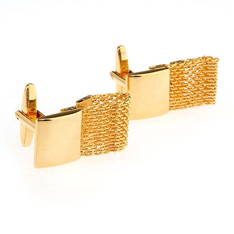 Plain Colour Metal Cufflinks