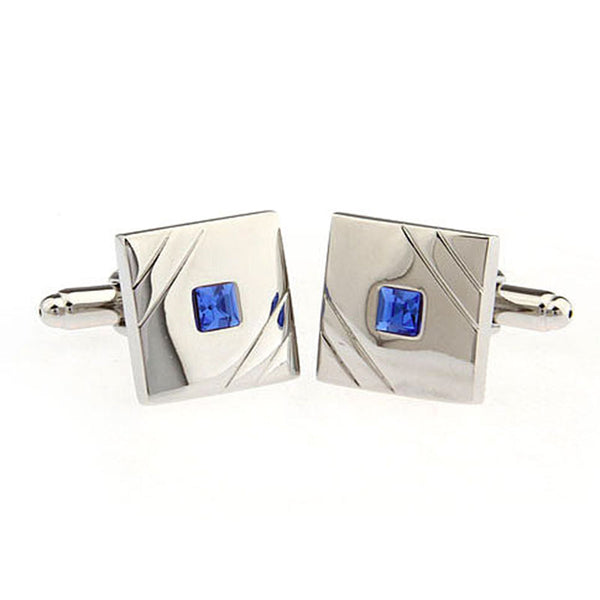 Crystal Zircon Cufflinks