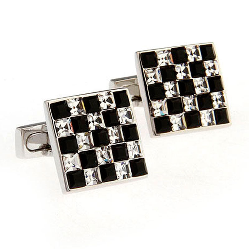 Crystal Zircon Cufflinks