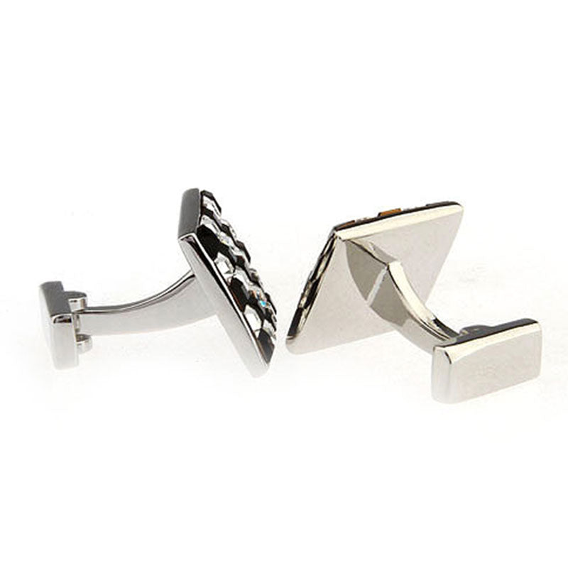 Crystal Zircon Cufflinks