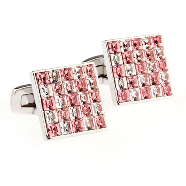 Crystal Zircon Cufflinks