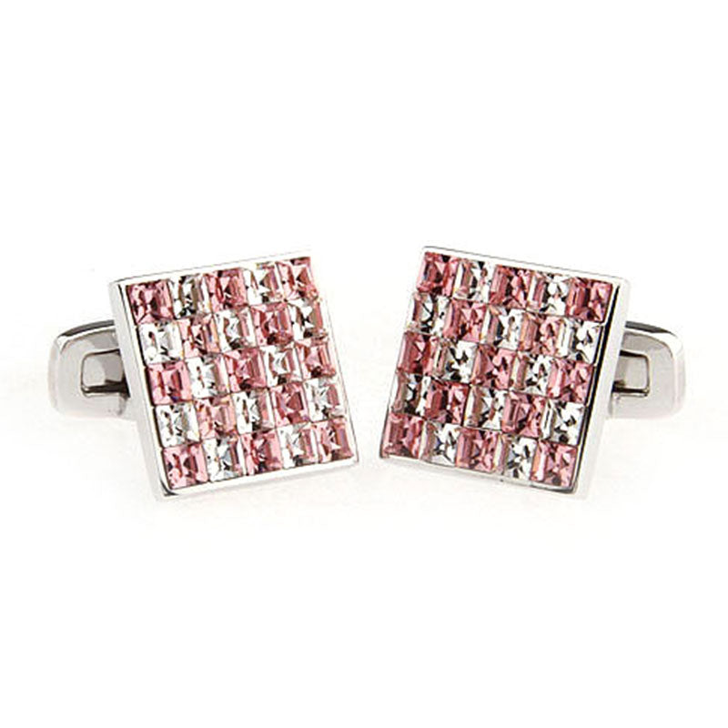 Crystal Zircon Cufflinks