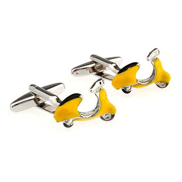 Car Logo Traffic Enamel Dropping Glue Cufflinks