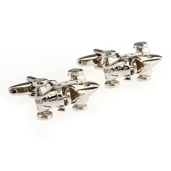 Car Logo Traffic Plain Colour Metal Cufflinks