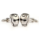 Interesting Skull Grease Baking Paint Cufflinks