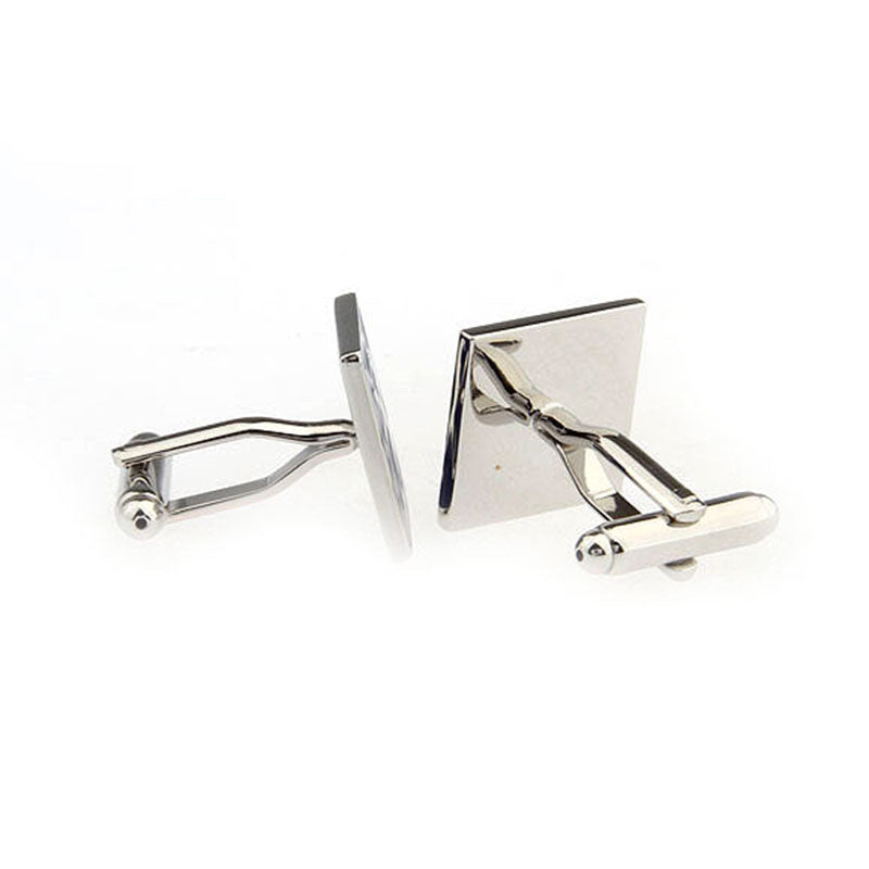 Enamel Dropping Glue Cufflinks