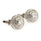 Crystal Zircon Cufflinks