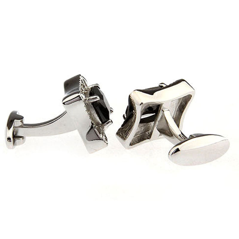 Crystal Zircon Cufflinks