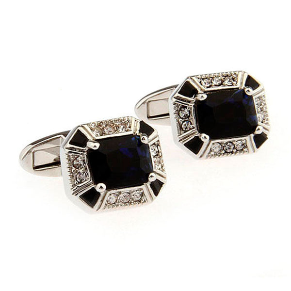 Crystal Zircon Cufflinks