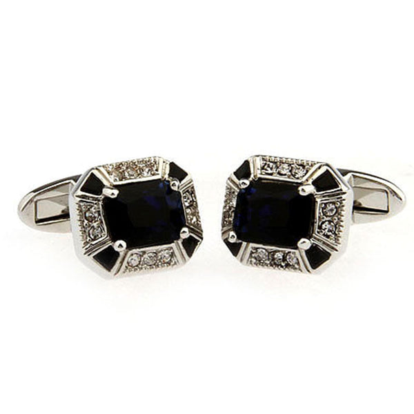 Crystal Zircon Cufflinks