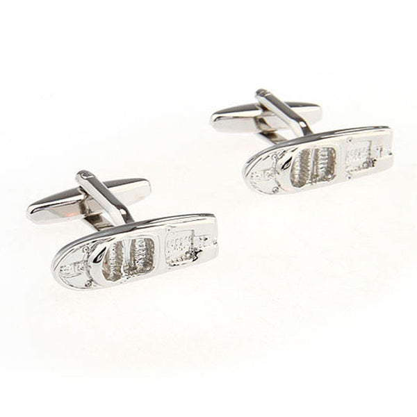 Car Logo Traffic Plain Colour Metal Cufflinks