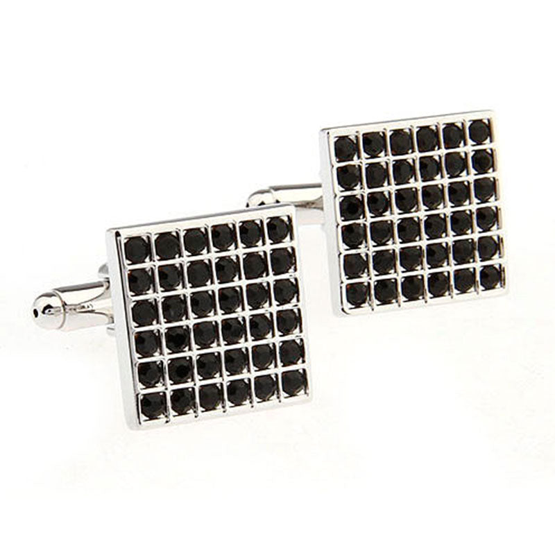 Crystal Zircon Cufflinks