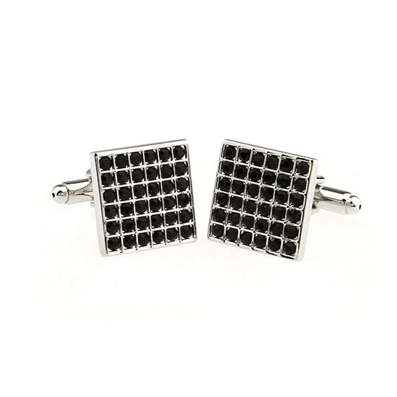 Crystal Zircon Cufflinks