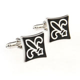 Enamel Dropping Glue Cufflinks