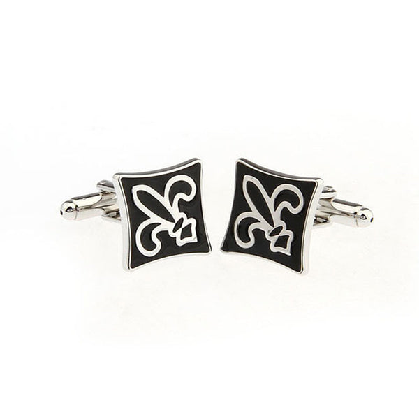 Enamel Dropping Glue Cufflinks