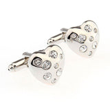 Festivals Wedding Reception Crystal Zircon Cufflinks