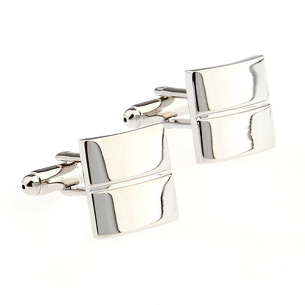 Plain Colour Metal Cufflinks