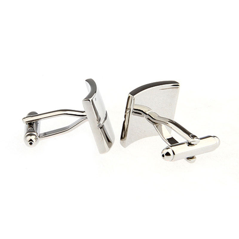 Plain Colour Metal Cufflinks