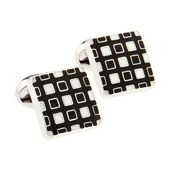 Enamel Dropping Glue Cufflinks