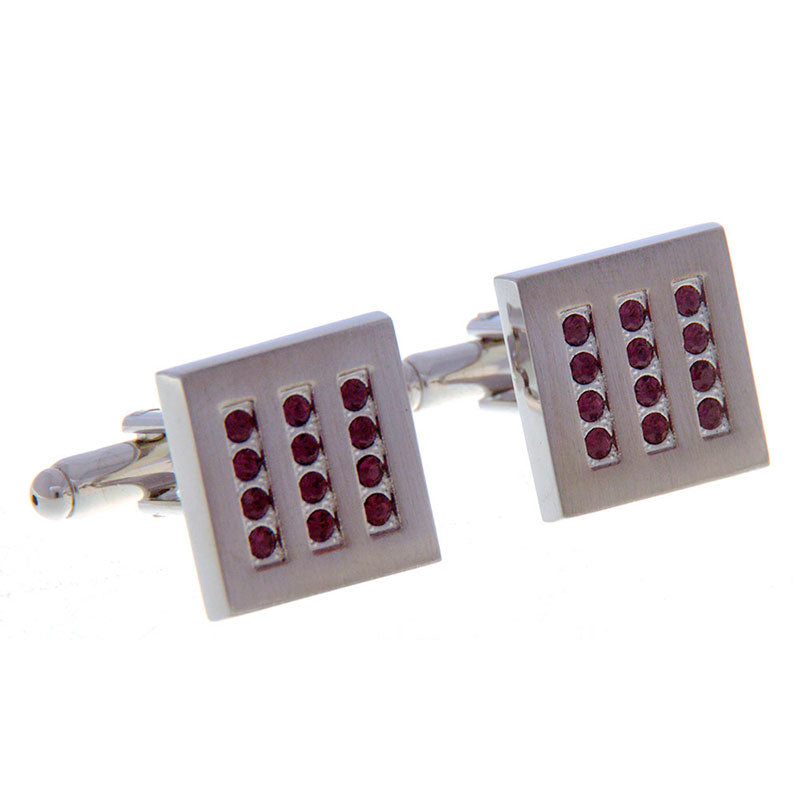 Crystal Zircon Cufflinks