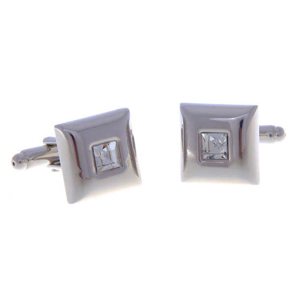 Crystal Zircon Cufflinks