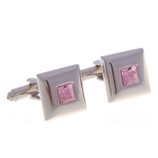 Crystal Zircon Cufflinks