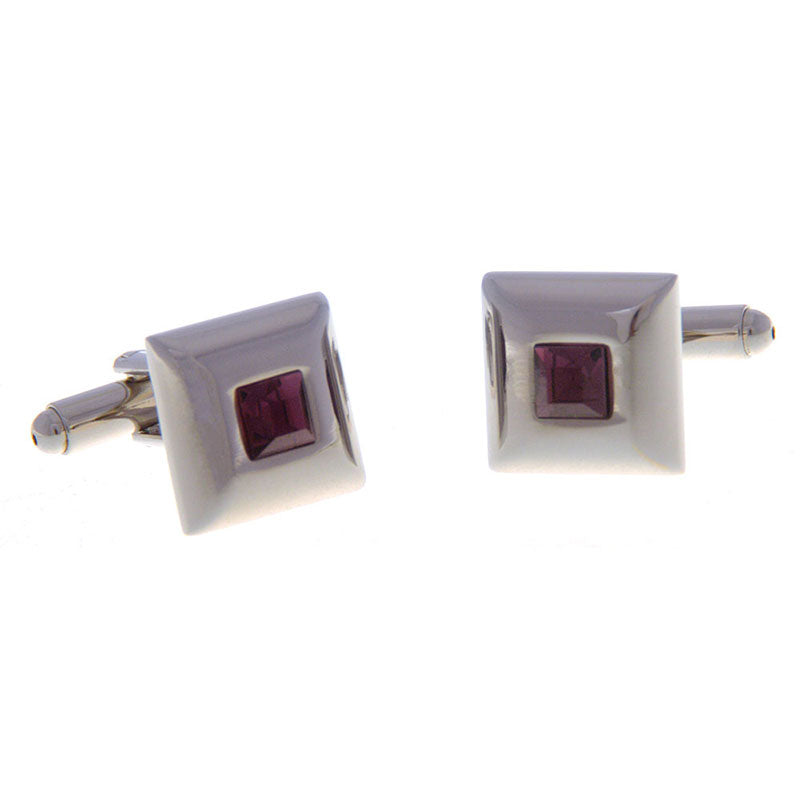 Crystal Zircon Cufflinks