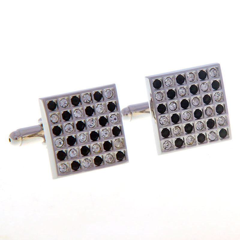 Crystal Zircon Cufflinks