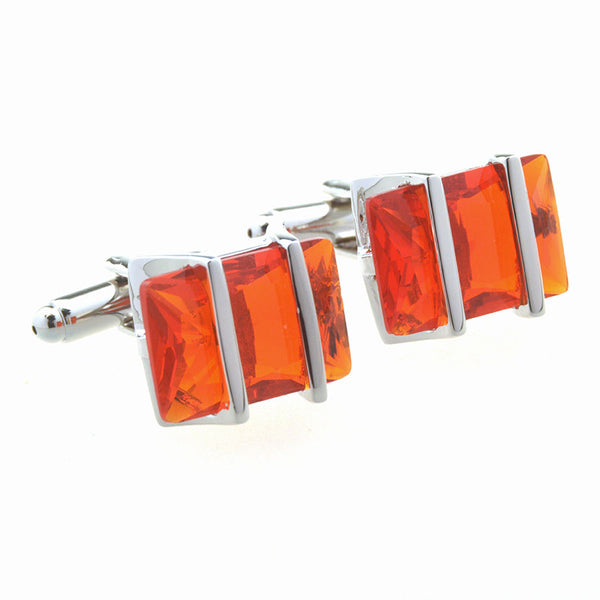 Crystal Zircon Cufflinks