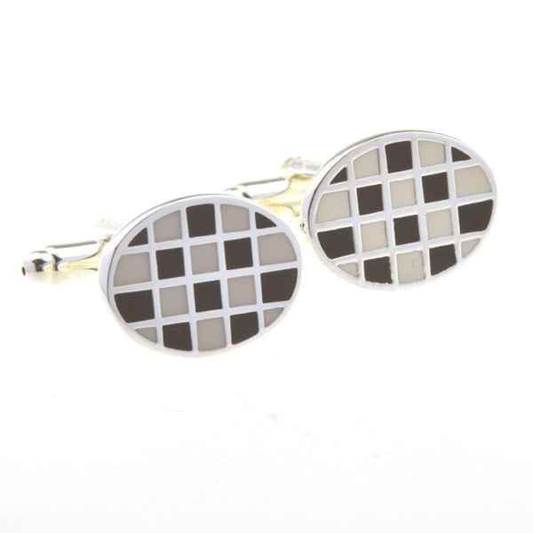 Enamel Dropping Glue Cufflinks