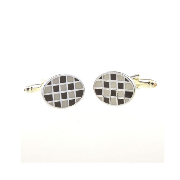 Enamel Dropping Glue Cufflinks