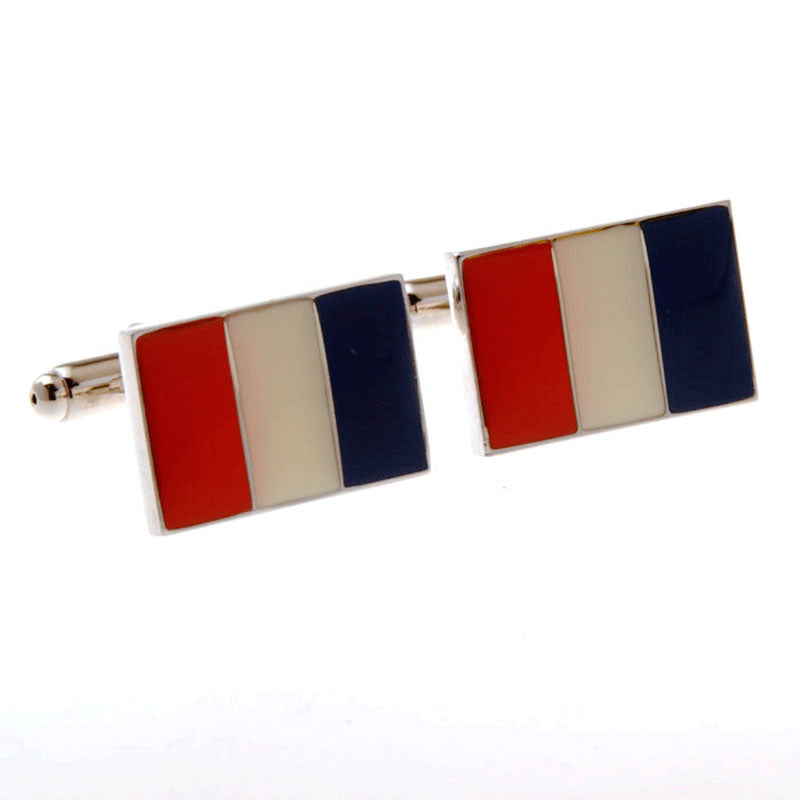 National Flag Music Enamel Dropping Glue Cufflinks