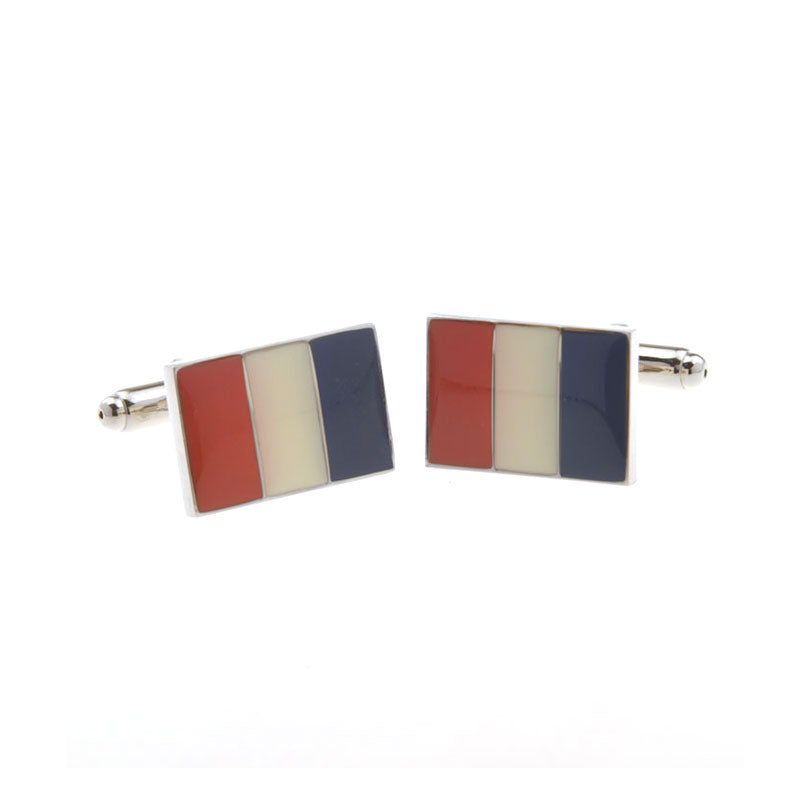 National Flag Music Enamel Dropping Glue Cufflinks