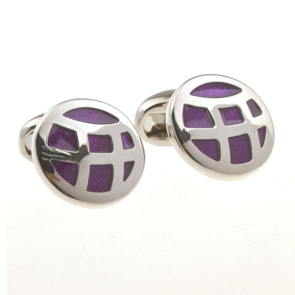 Enamel Dropping Glue Cufflinks