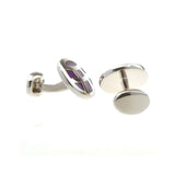 Enamel Dropping Glue Cufflinks