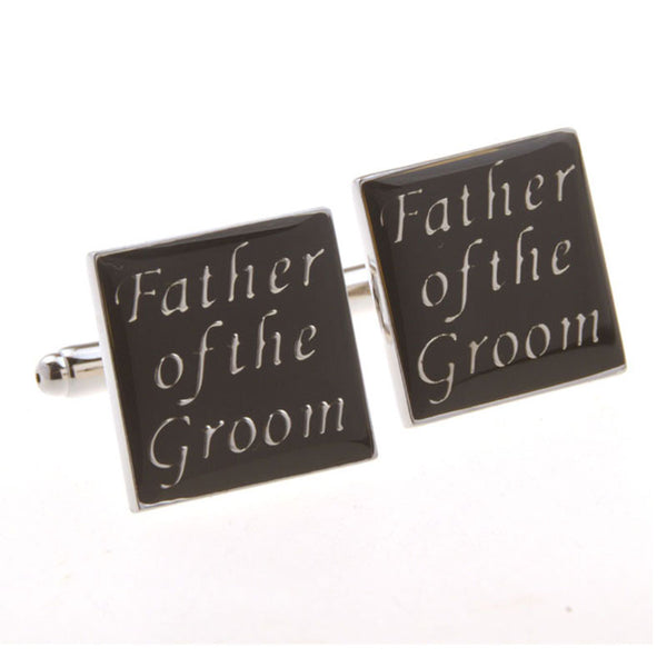 Festivals Wedding Reception Enamel Dropping Glue Cufflinks