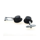 Interesting Skull Grease Baking Paint Cufflinks