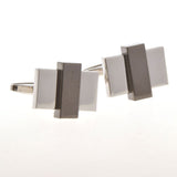 Plain Colour Metal Cufflinks