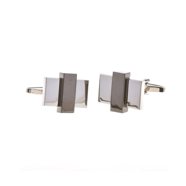 Plain Colour Metal Cufflinks