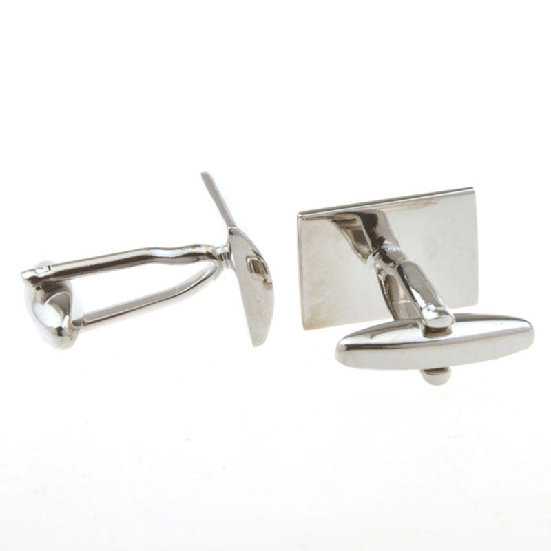 Plain Colour Metal Cufflinks