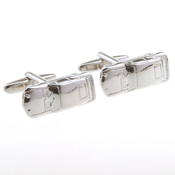 Car Logo Traffic Plain Colour Metal Cufflinks