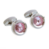 Crystal Zircon Cufflinks