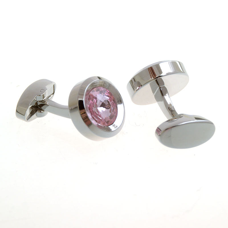 Crystal Zircon Cufflinks