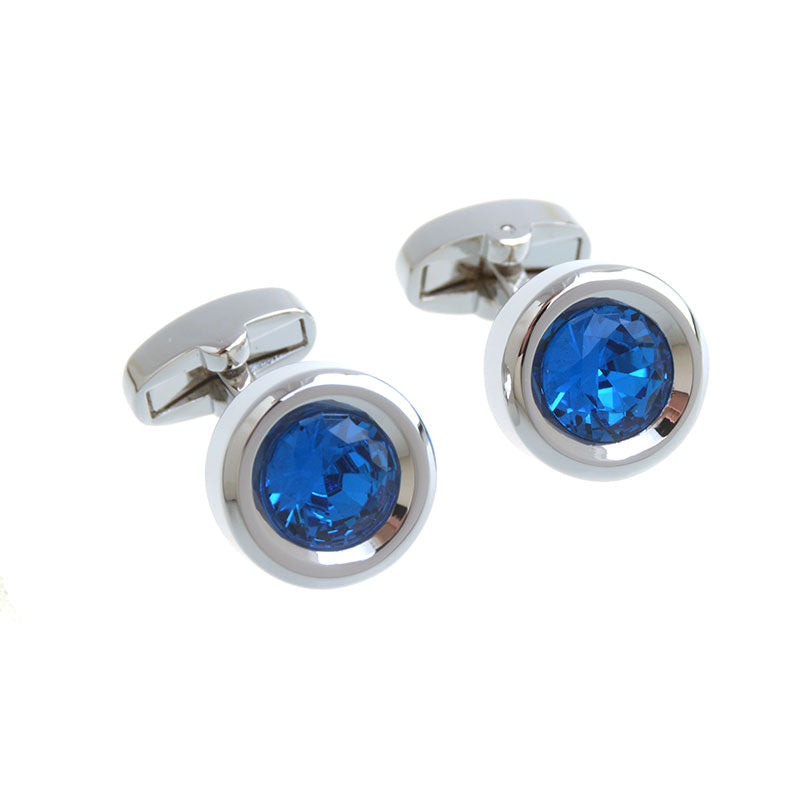 Crystal Zircon Cufflinks