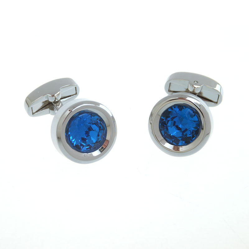 Crystal Zircon Cufflinks