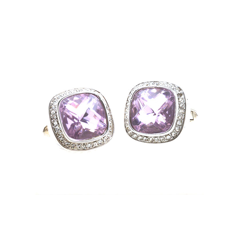 Crystal Zircon Cufflinks