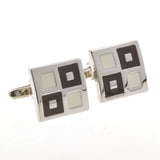 Enamel Dropping Glue Cufflinks