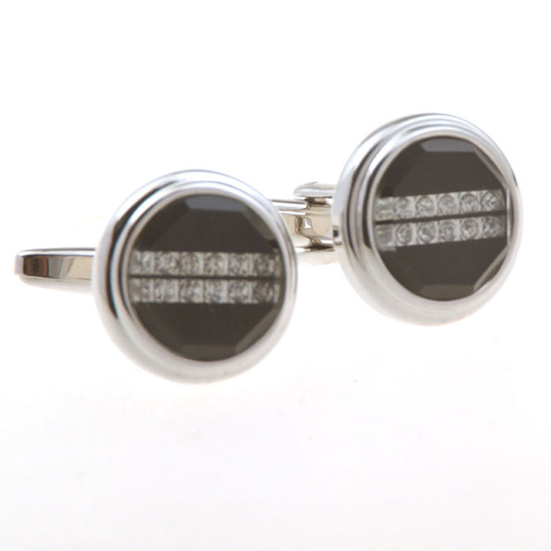 Crystal Zircon Cufflinks