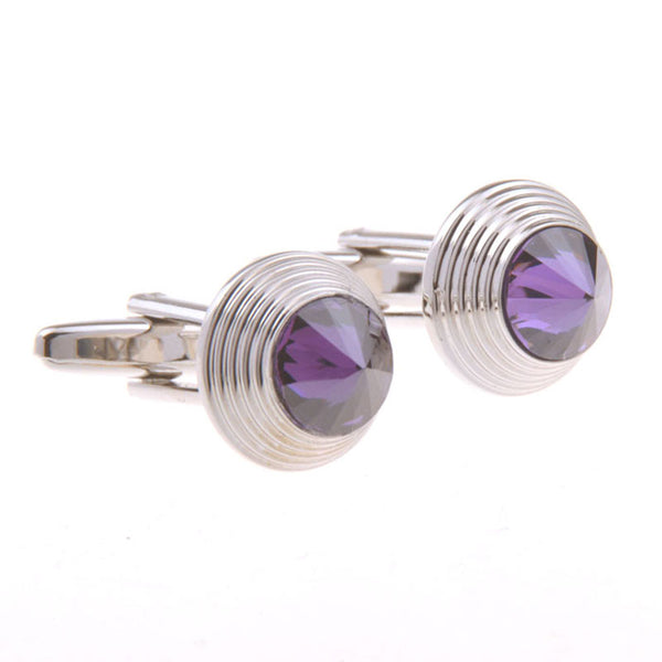 Crystal Zircon Cufflinks